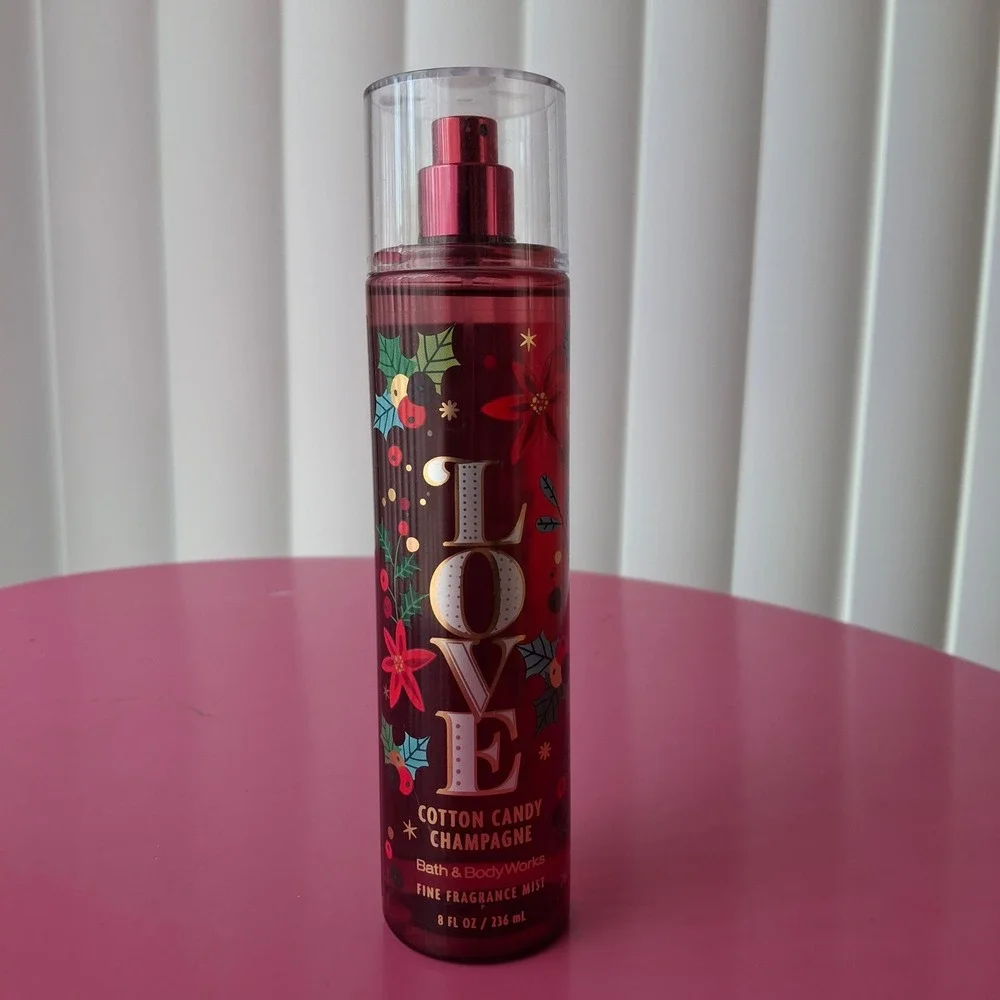 Bath & Body Works LOVE COTTON CANDY CHAMPAGNE Fine Fragrance Mist‎ 8 oz Spray